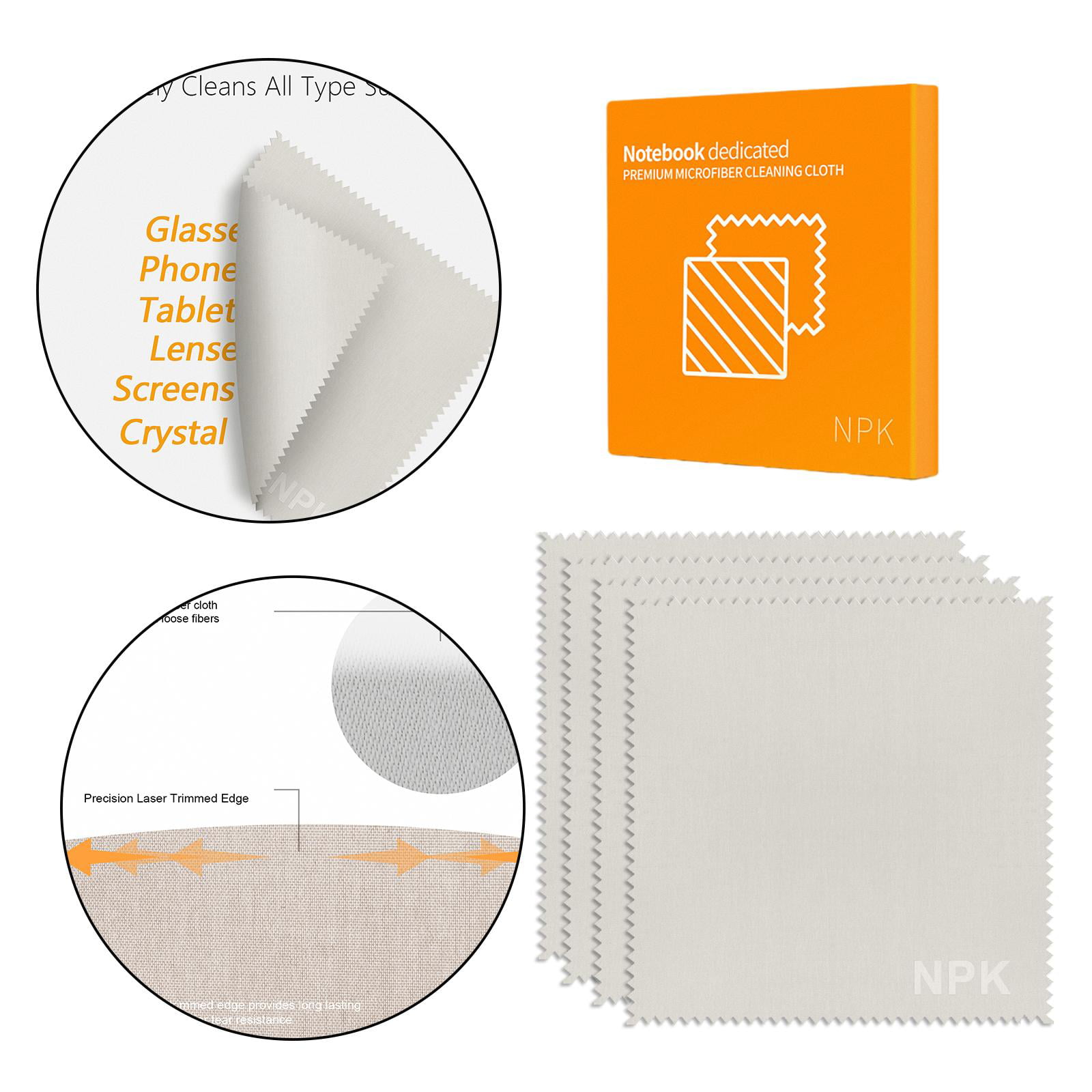 Phone Screens 24pcs Microfiber Cleaning Cloths,Glasses Cleaning Cloth for Eyeglasses Electronics and All Delicate Surface 