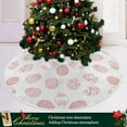 thumbnail image 6 of FMSHPON Easter Tree Skirt Colorful Eggs Bunny Xmas Christmas Tree Skirt Stand Mat for Holiday Party Decoration Indoor Outdoor 36 inches, 6 of 6