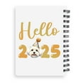 thumbnail image 2 of Hello 2025 Maltese Celebrates Happy New Year Firework Balloon Spiral Bound Journal Maltese Dog Lover Gifts Idea 5x7in Spiral Notebook - 02024, 2 of 5