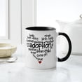 thumbnail image 4 of CafePress - Adoption Words Heart Mug - 11 oz Ceramic Mug - Novelty Coffee Tea Cup, 4 of 4