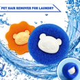 thumbnail image 3 of PENGXIANG 9 Pcs Boules Anti-Poils d'Animaux Réutilisables pour Machine à Laver, 3 of 5