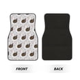 thumbnail image 2 of Zufioo Cute Swan Print Car Floor Mats Four-piece Set, Car Interior Accessories - Corrosion-resistant, Non-Slip, Suitable for Cars, Trucks, Vans, 2 of 7
