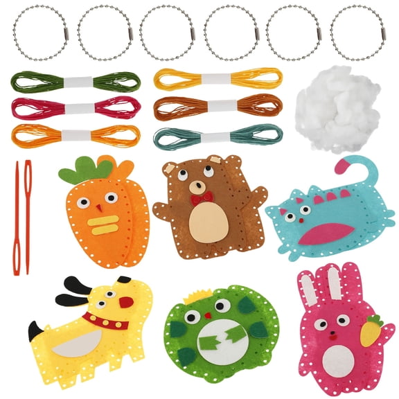 Animal Sewing Kits - Fun Doll Sewing - Beginner Sewing Kits - DIY Sewing Tools - Beginner Animal Craft Kits - Animal Themed Sewing Kits - Sewing Supplies
