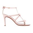 thumbnail image 2 of XYD Women Triple Bow T-Strap Sandals Open Toe Ankle Strap Stiletto High Heels Sexy Party Evening Bridal Shoes Size 13.5 Pink, 2 of 4