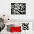 thumbnail image 4 of COMIO Black and White Wall Art Laminated Angel Oak Tree Art Prints Canvas Painting Wall Art Charleston South Carolina Wall Decor Canvas Frame Artwork Wall Decor Modern Home Decor, 4 of 4