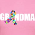 thumbnail image 3 of CafePress - Autism Grandma Women's Classic T Shirt - Women's Traditional Fit Dark T-Shirt, 3 of 4