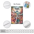 thumbnail image 2 of Tepic Retro City Travel Poster with Flower Markets And Colonial Architecture Charm Print Poster, 2 of 8