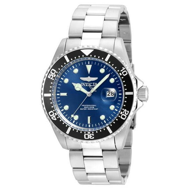 Invicta 22054 Montre pour Homme Pro Diver à Quartz à 3 Cadran à Main, Bleu