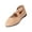 Khaki, variant on Khaki Womens Flat Shoes Wrap Around Strap Breathable Shallow Summer Comfortable Casual Daily Wear Lightweight Slip On Flat Shoes Size 40