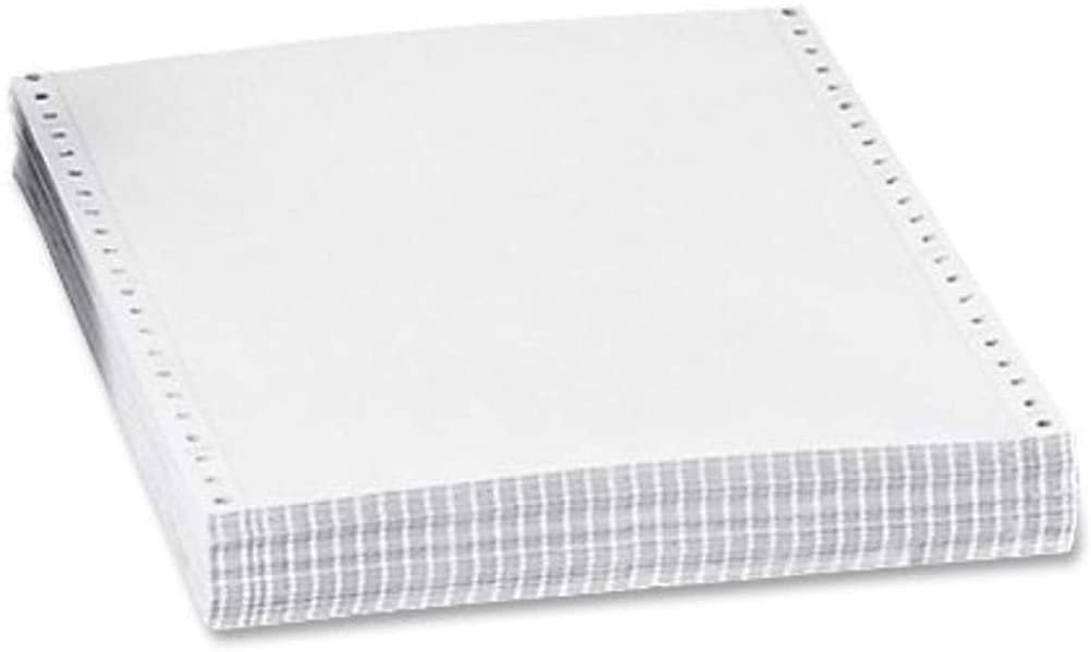 Sparco Dot Matrix Print Carbonless Paper, White, 9 1/2 x 11 in