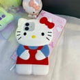 thumbnail image 5 of Sanrio 3D Stereoscopic Hello Kitty Cases For iPhone 15 14 13 12 11 Pro Max Mini XR XS 8 Plus Soft Silicone Shockproof Back Cover Pink For iPhone13 Pro Max, 5 of 5