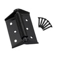 thumbnail image 4 of GROWTH TANK Self Closing Spring Door Hinge Automatic Door Closer Hinge for Fence Kitchen Black, 4 of 9