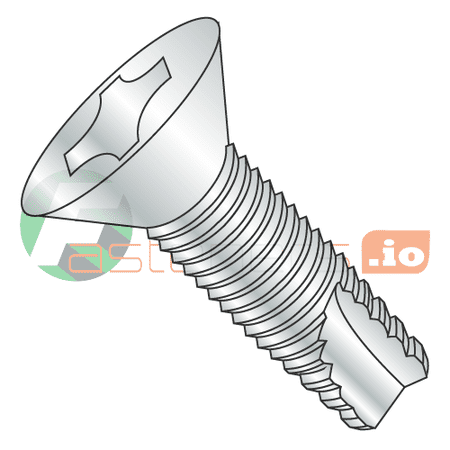 

1/4-20 x 3/4 Type 23 Thread Cutting Screws / Phillips / Flat Head / Steel / Zinc (Quantity: 4 000 pcs)
