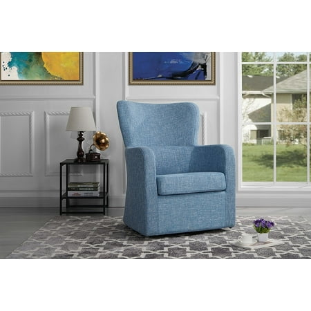 Modern Swivel Armchair Rotating Accent Chair For Living Room Light Modern Swivel Armchair Rotating Accent Chair For Living Room Light Blue Com