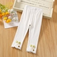 thumbnail image 4 of Chenyin Baby Kids Girls Pants Leggings Cotton Stretch Trousers Toddler Spring Fall Comfort Leggings for Girls 1-7 Years Old, 4 of 10