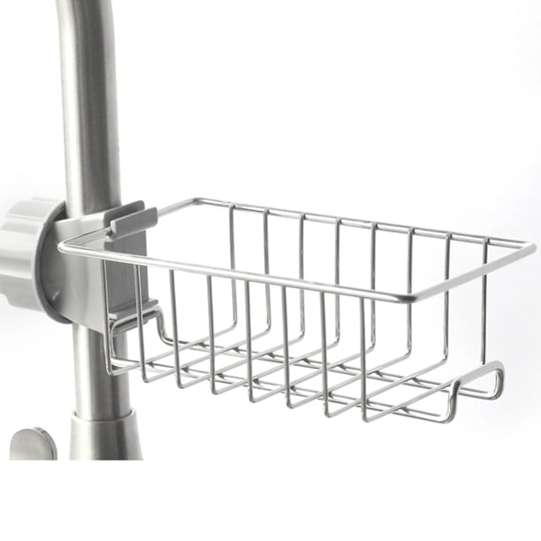 Estante De Almacenamiento De Grifo Estante De Drenaje De Acero Inoxidable Con Gancho Para Baño De Cocina Sweethay HA029338-00