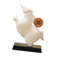thumbnail image 4 of Estatua de caballo de pie, obra de arte Feng Shui, decoración para balcón, entrada y patio. Blanco, 4 of 9