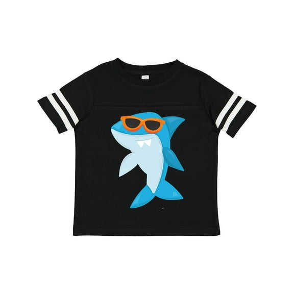 Inktastic Cute Shark, Cool Shark, Shark with Sunglasses Boys or Girls Toddler T-Shirt