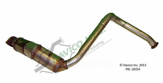 Davico Mfg Catalytic Converter P/N:18354 Fits select: 2006-2009 LAND ROVER RANGE ROVER SPORT, 2007-2009 LAND ROVER LR3