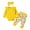 Yellow, variant on IROINNID Toddler Girl's Ruffle Long Sleeve Tops Cute Print Long Pants Outfit Bow Set