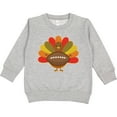 thumbnail image 2 of Inktastic Thanksgiving Day Turkey Football Fan Toddler Sweatshirt, 2 of 4