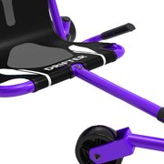 EzyRoller: Drifter Pro X - Purple -Ride-On Scooter, Cambering Motion, Pedal Free Cart, Hand Brakes, Extendable Frame, 220lb Capacity, Kids-Adults 9+
