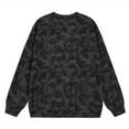 thumbnail image 3 of Men's Crewneck Warm Sweatshirt Tie Dye Casual Long Sleeve Sweater Basic Plaid Pullover Tops Fall Winter Outfit, 3 of 3
