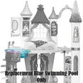 thumbnail image 2 of Replacement Parts for Barbie Castle - Barbie Dreamtopia Sweetville Castle Playset DYX32 ~ Replacement Blue Swimming Pool, 2 of 6