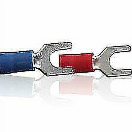 Solderless Insulated Crimp-On Spade Tongues (10-Pack)
