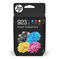 thumbnail image 1 of Cartuchos de tinta HP 923 negro, cian, magenta y amarillo (paquete de 4), 1 of 8