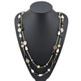 thumbnail image 4 of Bocar Long Statement Necklaces for Women Trendy, Boho Costume Jewelry Layered Crystal Beaded Collar Necklaces for Women (NK-10084-Forest Green), 4 of 10