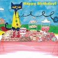thumbnail image 3 of Pete the Cat Taspestry Poster Banner Backdrop Background Wall Decor Party Supplies, 3 of 6