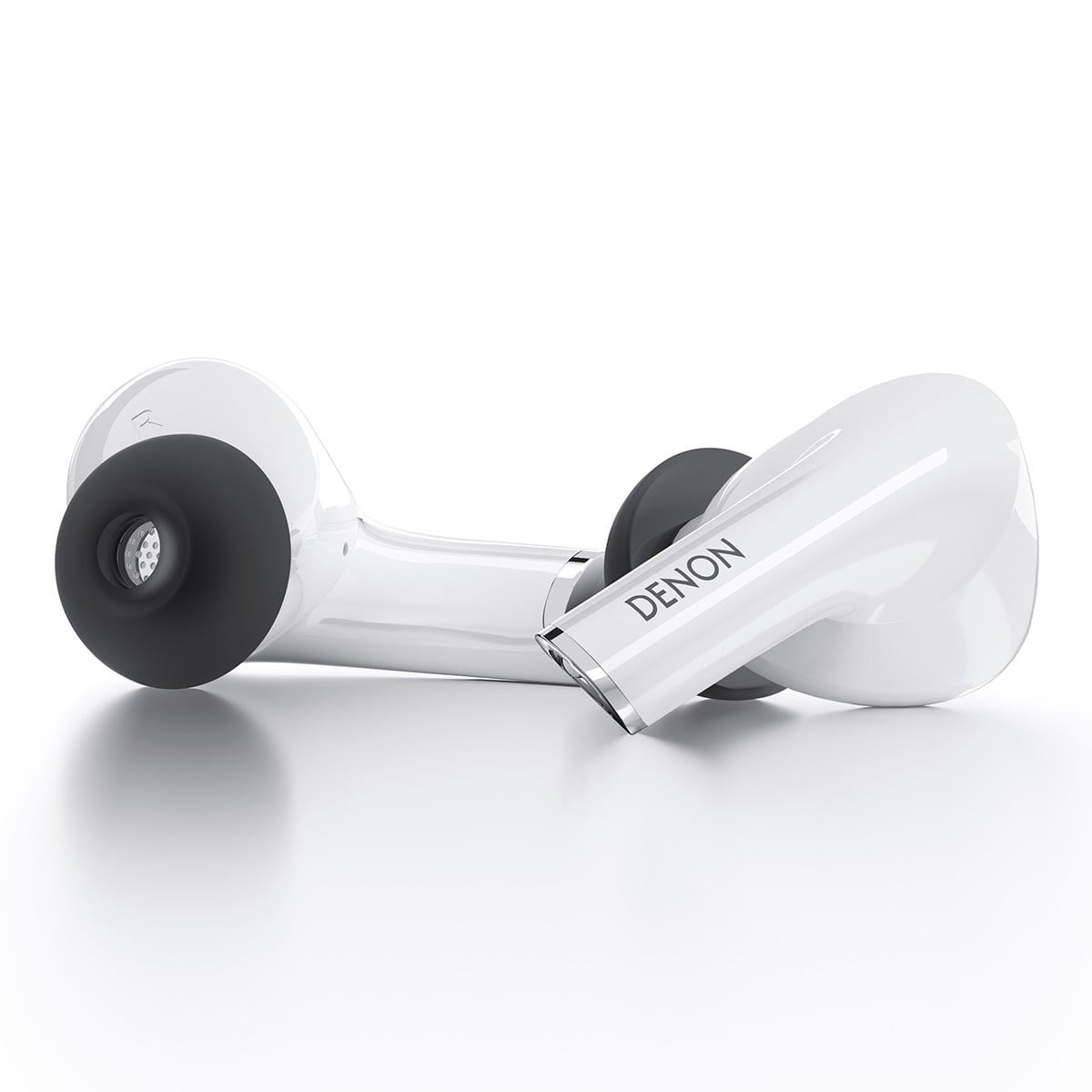 Denon AH-C830NCW True Wireless Earbuds with Active Noise-Cancellation (White)