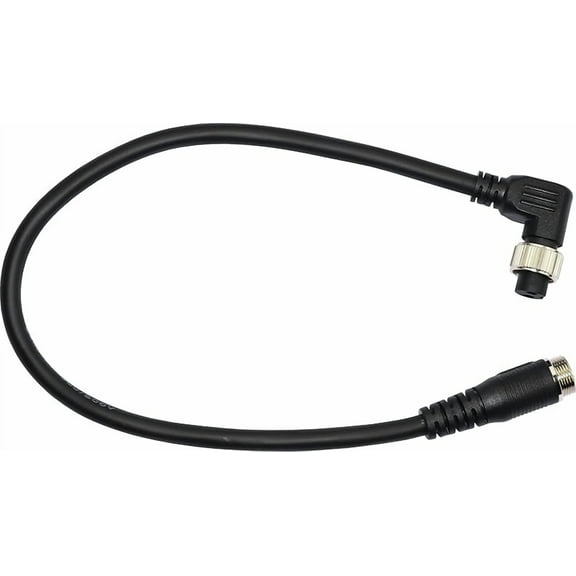 L-Shape Battery Power Cord for Daiwa Shimano Electric Fishing Reels (45Cm)  12 o'clock direction