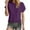 A2-Purple, variant on Kcolen Womens Dressy Blouses Solid Color Short Sleeve Crewneck Loose Fit Blouse Summer Women Dressy Casual Plus Size Tunics To Wear Clothes,Navy