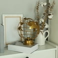 thumbnail image 4 of Iron Table Lamp | Decorative LED Night Light with Wrought Iron Frame for Bedside or Holiday Decor | Battery or USB Operated Warm White Light, 4 of 6
