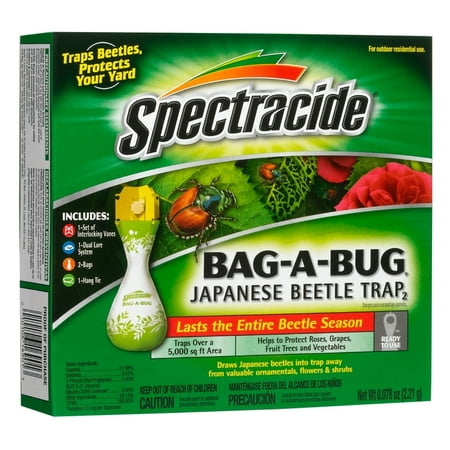 Spectracide Bag-A-Bug Japanese Beetle Trap, (Best Way To Kill Japanese Beetles)
