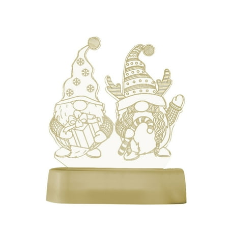 

Christmas Decorative Lights Supplies New Decorative Lights Luminous Ornaments Acrylic Deer Xmas Deer Pulling Sleigh Christmas Tree Pattern Creative Night Light Led Lights