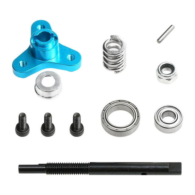 Conjunto de embrague combinado para coche RC, fácil de usar, portátil, piezas para modelismo. Azul