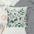 thumbnail image 2 of Shangniulu Eucalyptus Home Sweet Home Spring Throw Pillow Covers , Decorative Farmhouse Decoration for Home White, 2 of 5