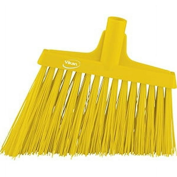 Vikan 12" Angle Broom- Extra Stiff - Yellow (2 Units)