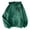 Green, variant on Women's Midweight Fleece Full-Zip Solid Color Heart Print Long Sleeve Sweatshirt With Front Kangaroo Pocket, Loose Relaxed Fit Hooded Top