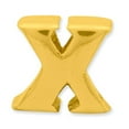thumbnail image 3 of Reflection Beads Sterling Silver Gold-plated Reflections Letter X Bead, 3 of 4