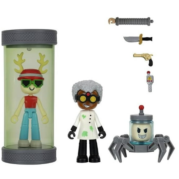 Murder Mystery 2: Research Facility Game Pack - Two 2.75-Inch Action Figures with Light-Up Lab