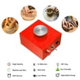 thumbnail image 4 of Pottery Mini Wheel Machine,Electric Clay Electric Pottery Art Craft,For Craft Turntable Pottery Clay Forming Red, 4 of 9