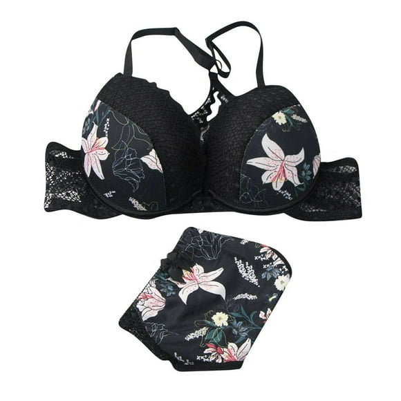 Best Bras for Women Sexy Embroidery Lace Extreme Padded Push Up Underwear Bra Set Bra Sets Polyester Push Up Bras for Women