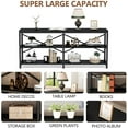 thumbnail image 5 of Tribesigns 70.9" Extra Long Console Table, 3-Tier Modern Wood Sofa Table for Living Room, Black, 5 of 5