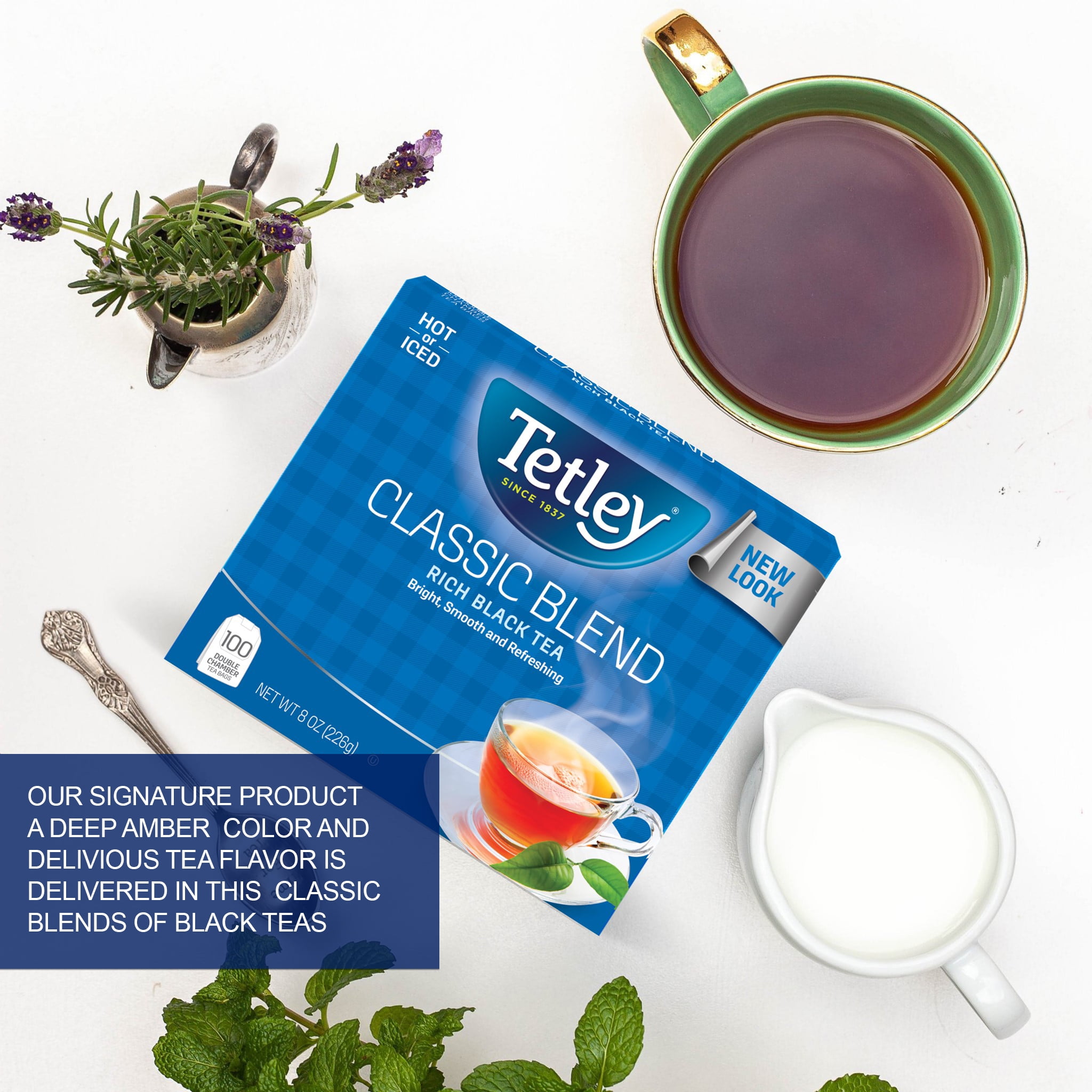 Tetley Original Rich Fresh Black Tea 750g - Pack of 3 x 240 - Total of 720  Bags