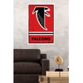 thumbnail image 2 of NFL Atlanta Falcons - Retro Logo 15 Wall Poster, 22.375" x 34", 2 of 2