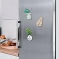 thumbnail image 3 of Mini jarrón de cristal para decoración de refrigerador, hogar, oficina, cocina, armario, refrigerador, florero en miniatura 3D, adorno decorativo, 3 of 8